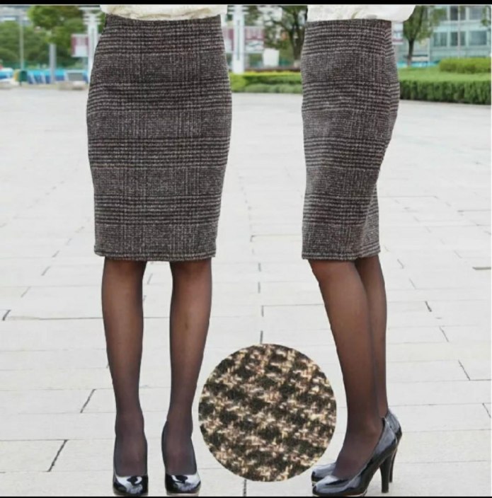 Стильная юбка из шерсти