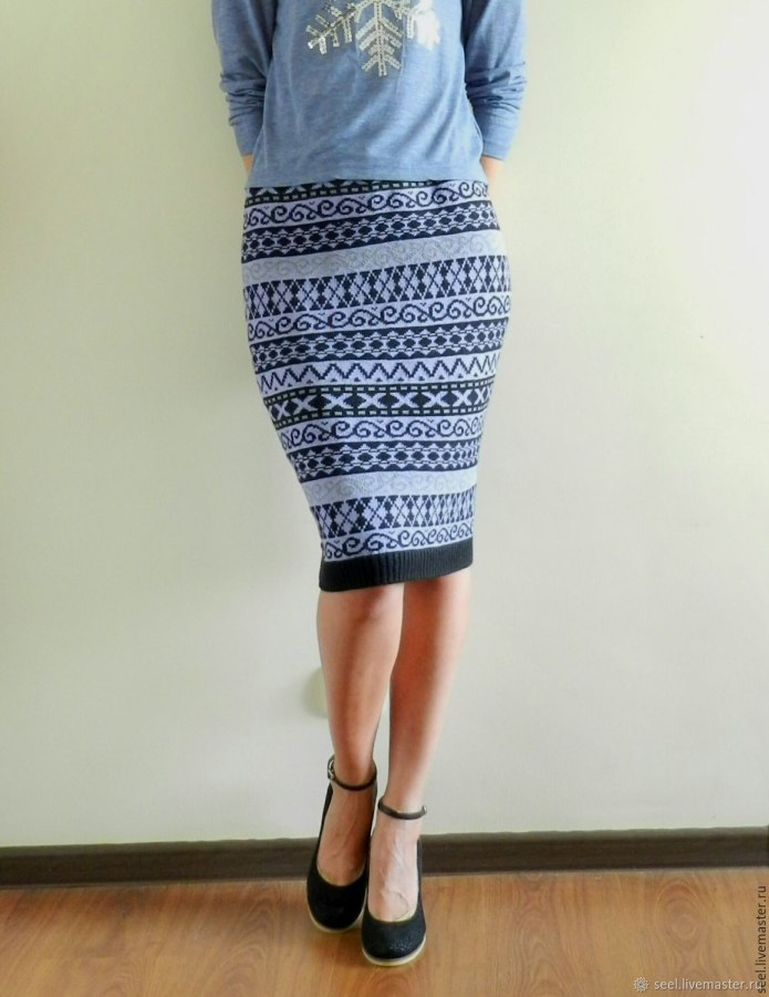 Вязаные юбки