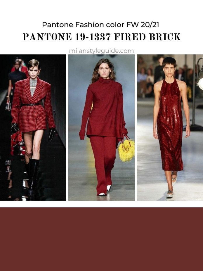 Оттенки пантон 2021 осень зима