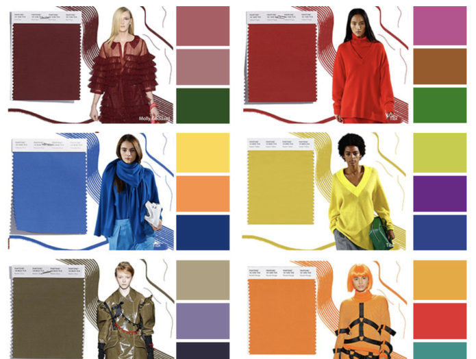 Цвета пантон осень 2018
