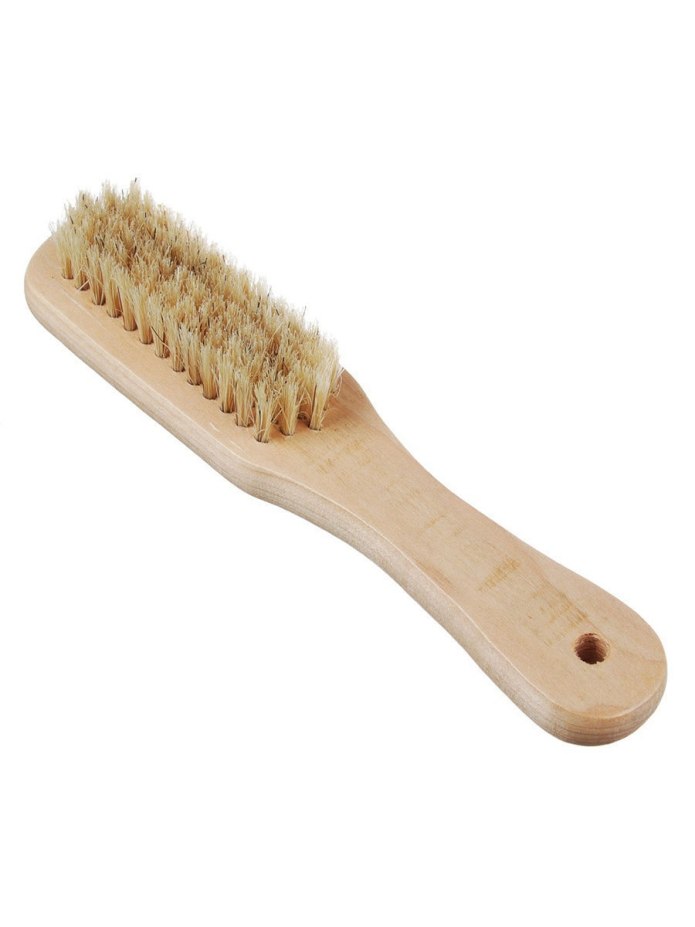 Щетка для обуви 18x3, 5x1, 5см, с ручкой