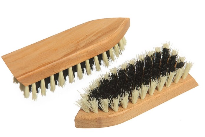 Щетка д/обуви 10см дерево, нат.светлый волос, 59 Пучков б/050 Ozhi/Yozhik