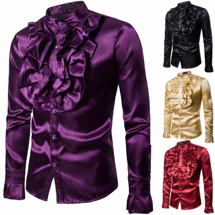 Фиолетовая рубашка