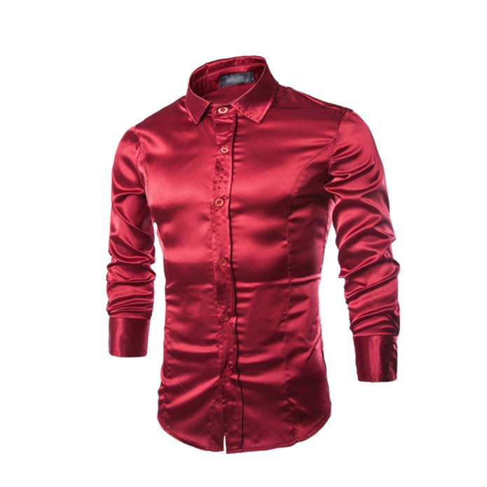 206077 Рубашка красная Red Touch мужская m