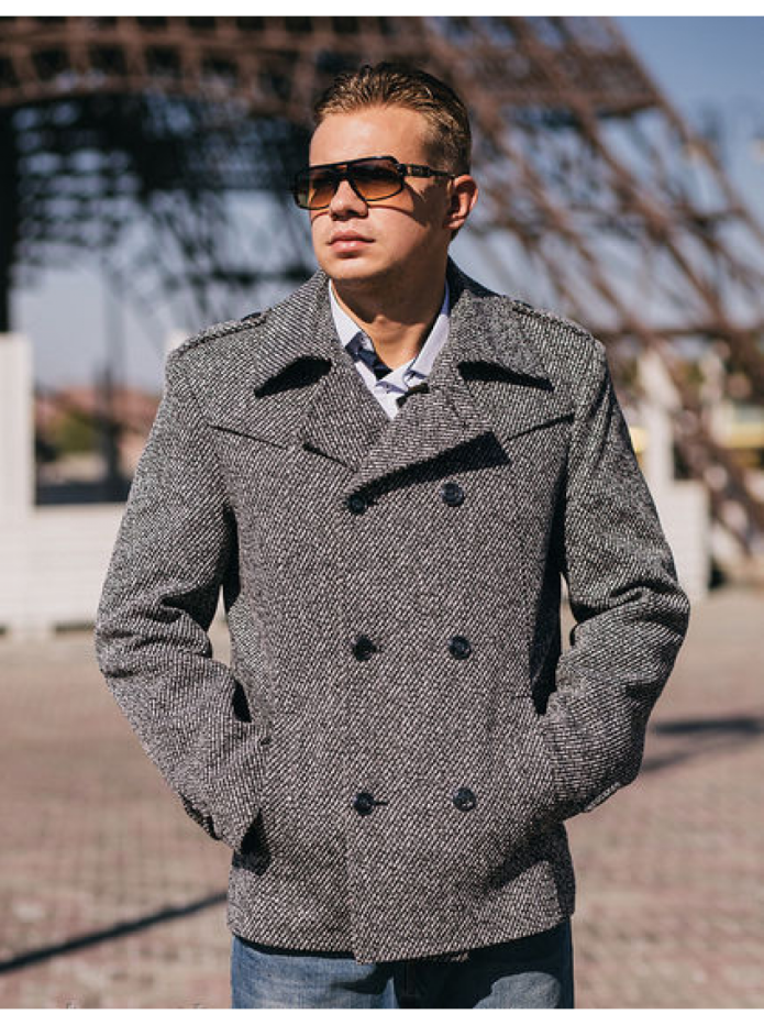 Короткое пальто мужское