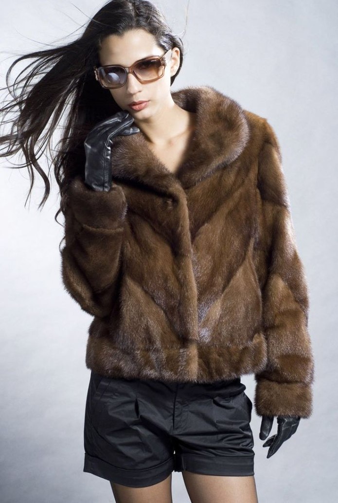 Шуба куница МЕХГРАД