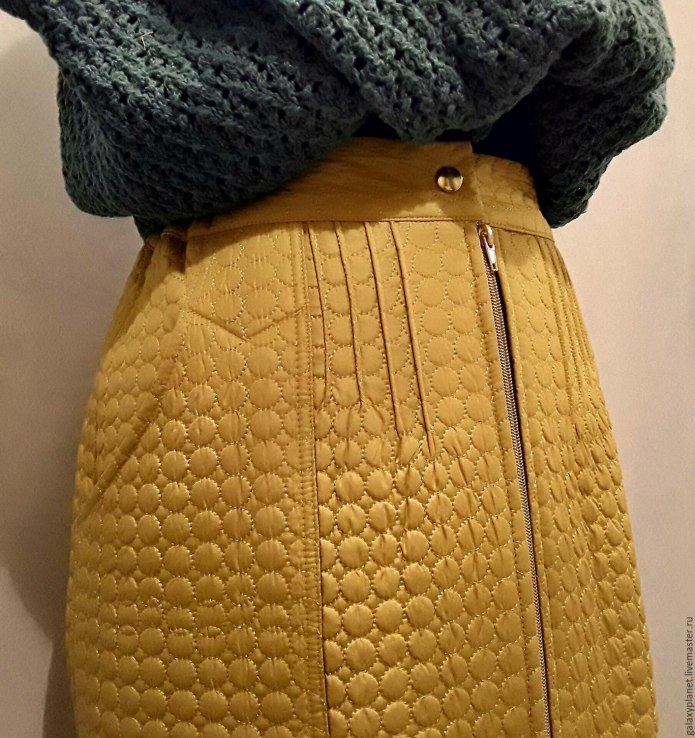 Стеганая юбка