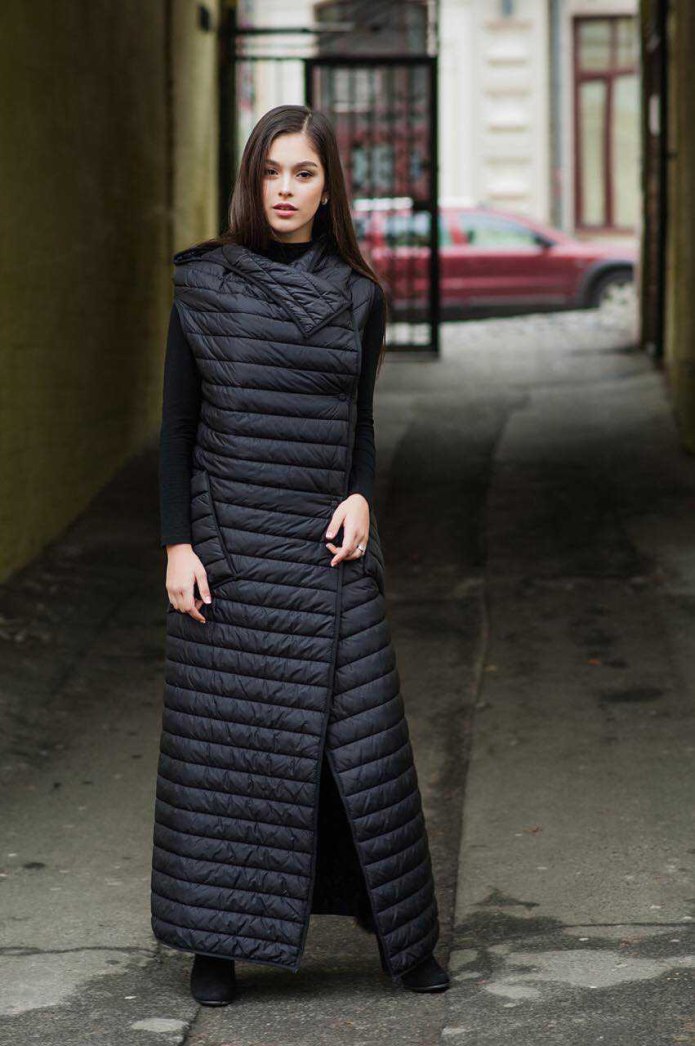 Стеганая юбка на синтепоне