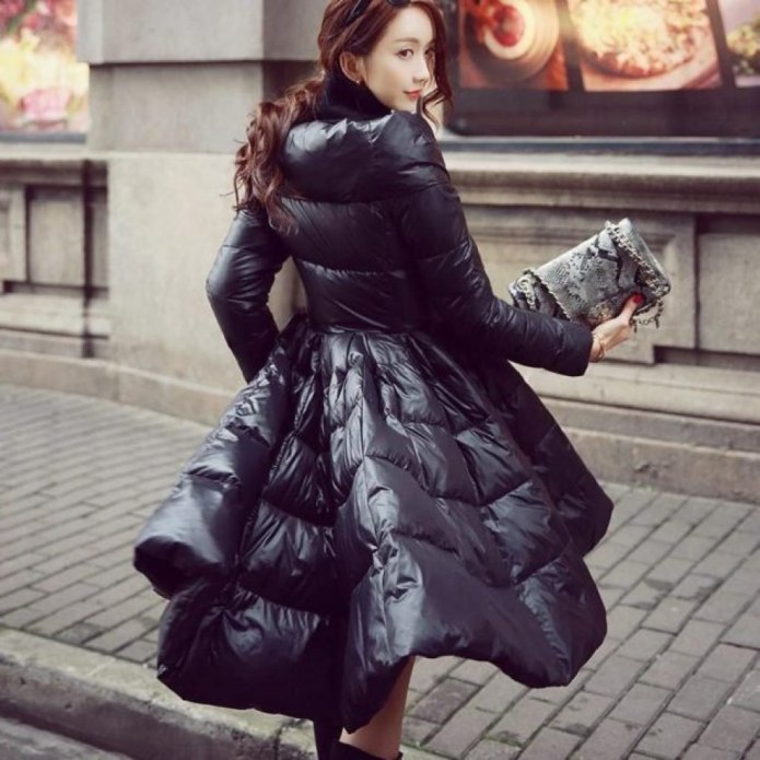 Юбка из плащевой ткани