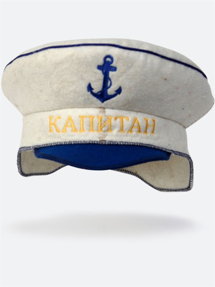 Шапка для бани фуражка