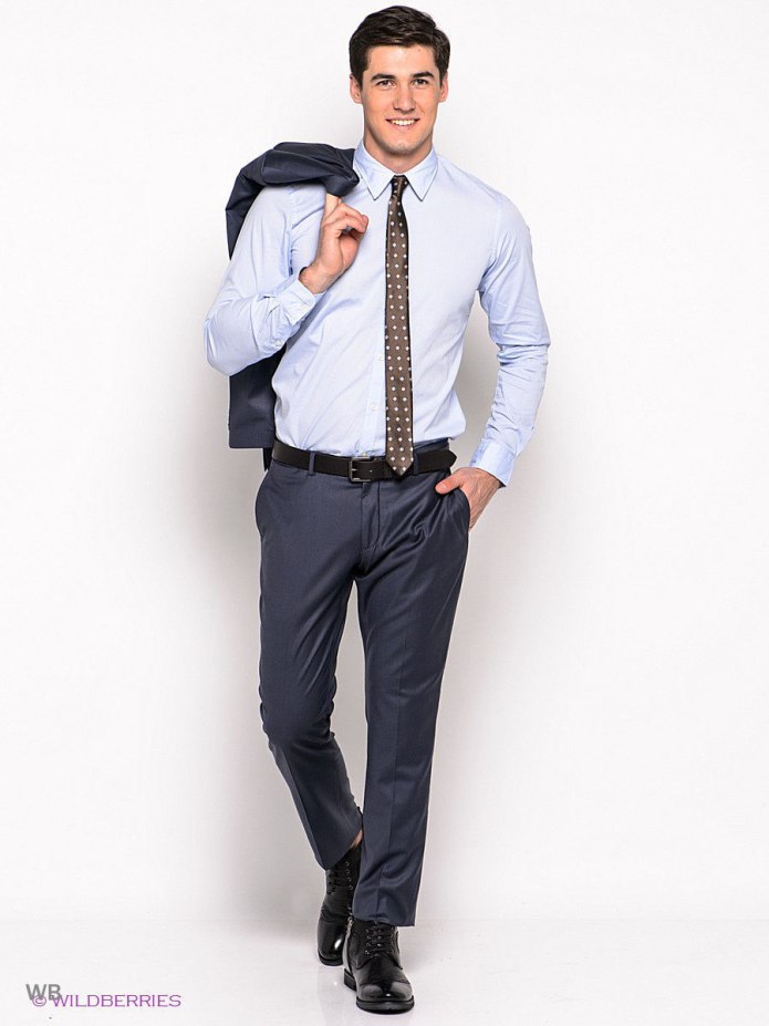 Красные подтяжки мужские образ