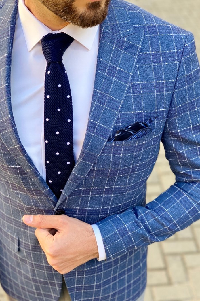 Тёмно синий пиджак