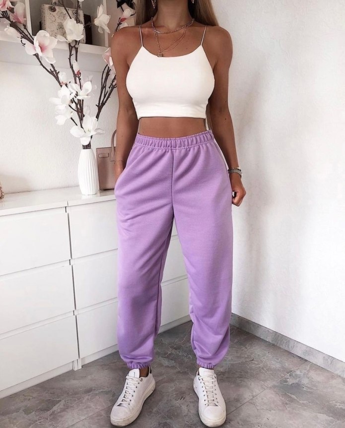 Фиолетовые штаны