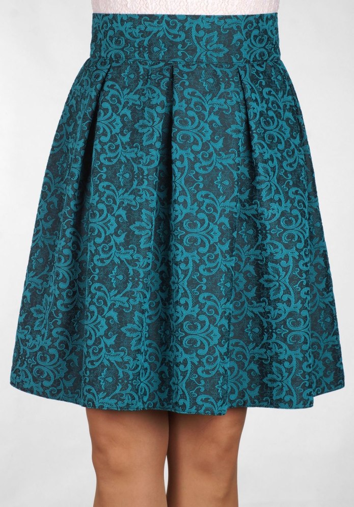 Юбка из жаккардовой ткани