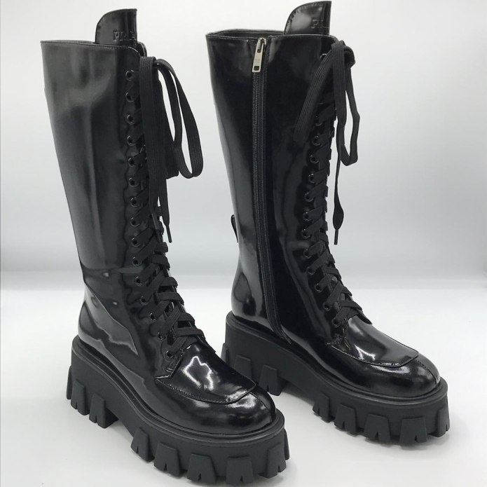 Высокие ботинки Prada