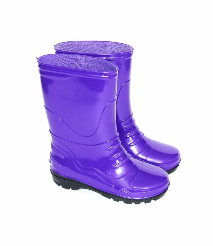 Фиолетовые сапоги