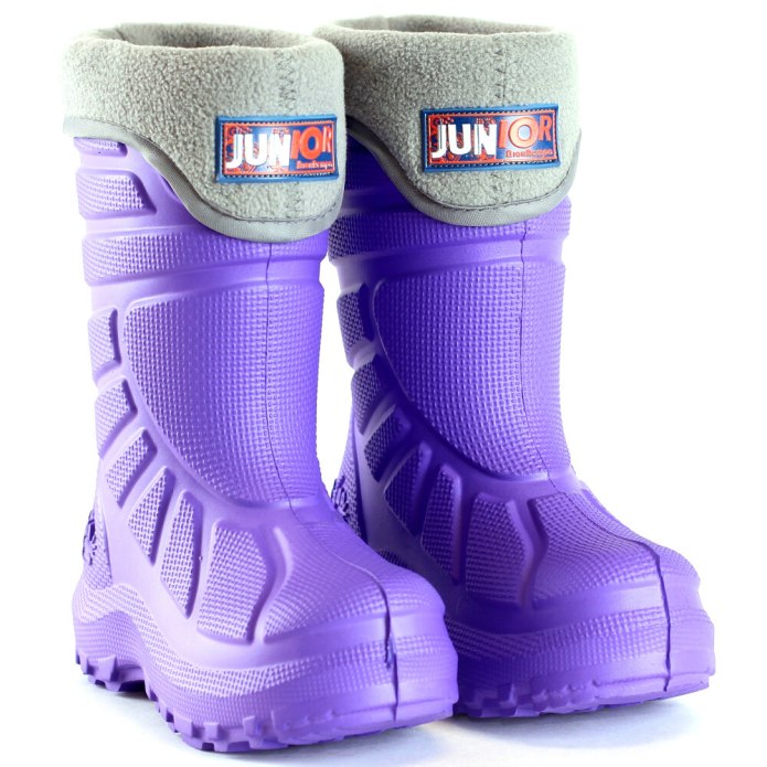 Фиолетовые ковбойские сапоги