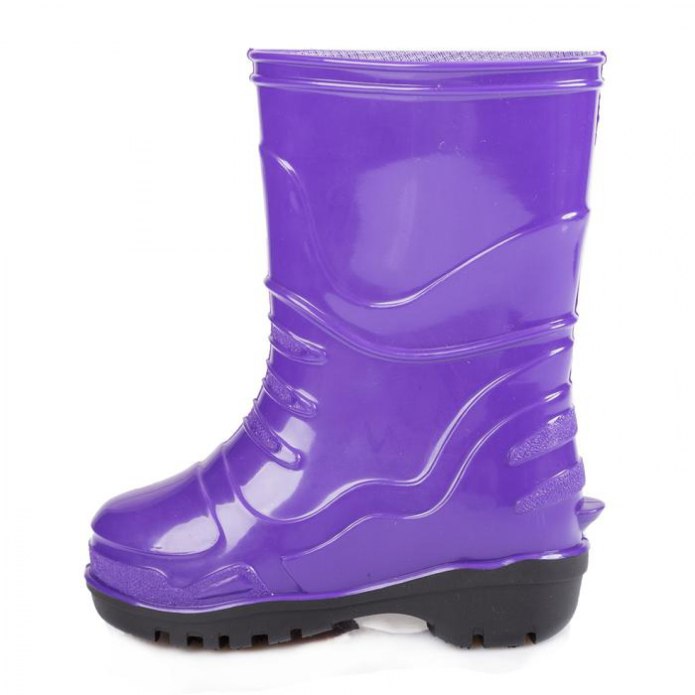 Женские кожаные фиолетовые сапоги Фрателло Руссо