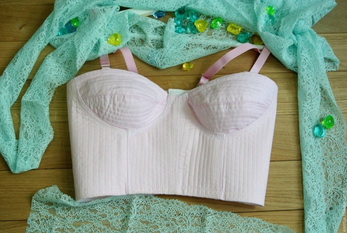 Корсет пуш-ап топ бюстье