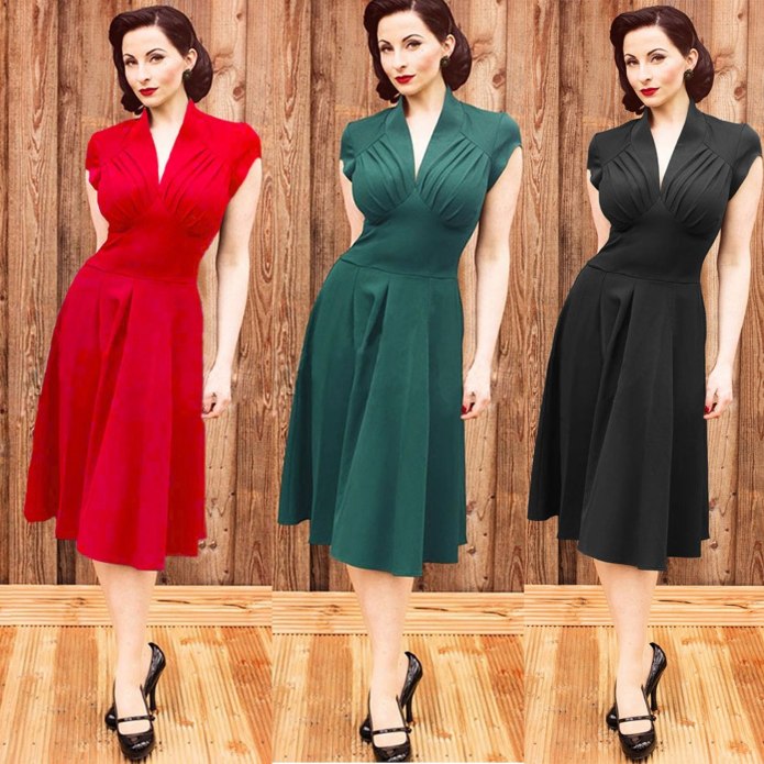 Разные фасоны платьев