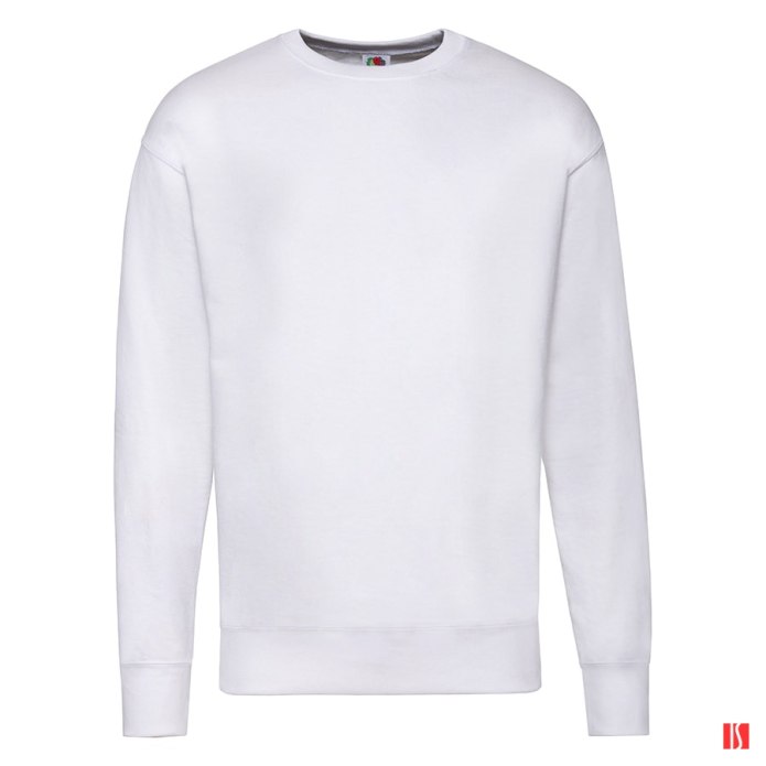 Свитшот с начесом "Classic Set-in Sweat", белый_s, 80% х/б, 20% п/э, 260 г/м2