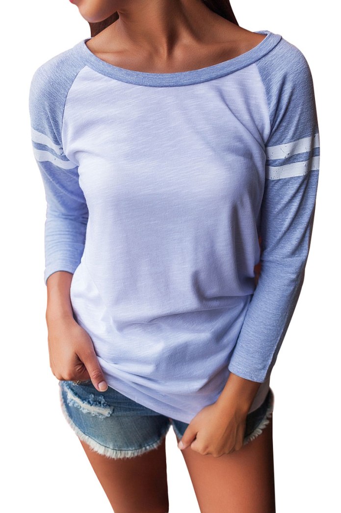 Футболка длинный рукав женская