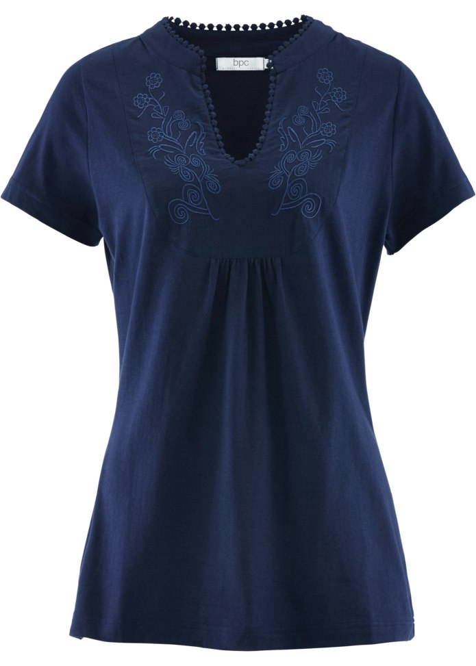 Футболка синяя женская Бонпри