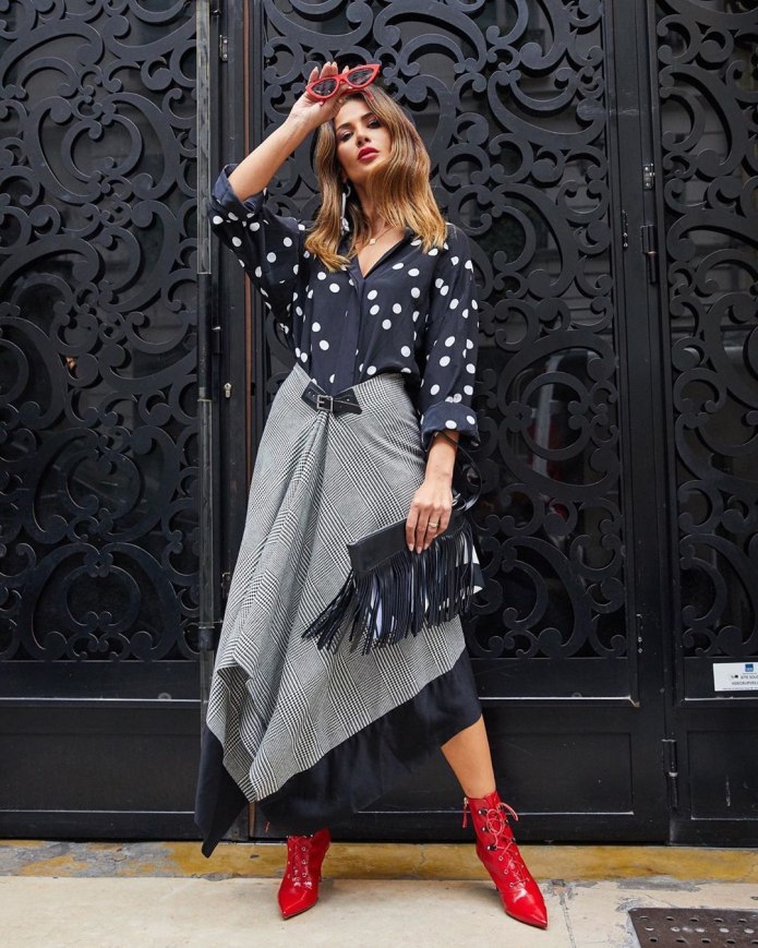 Стильная юбка с запахом