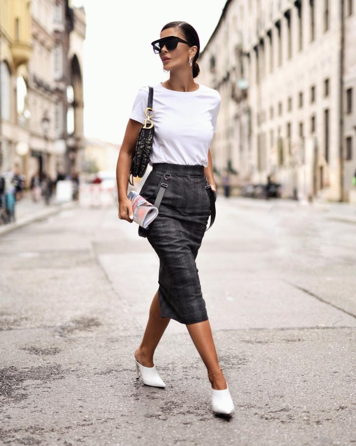 Юбка твидовая Street Style 2020