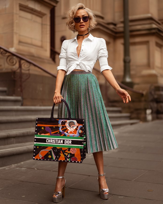 Юбка плиссе стрит стайл 2022