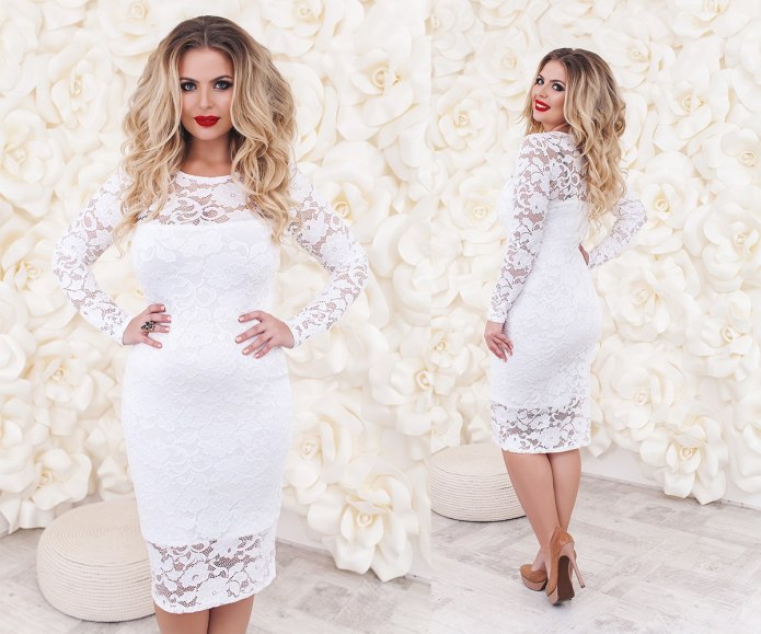 Белое платье