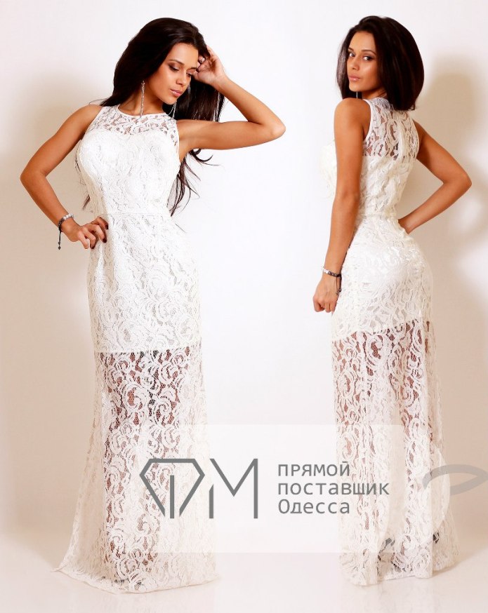Платье кружевное