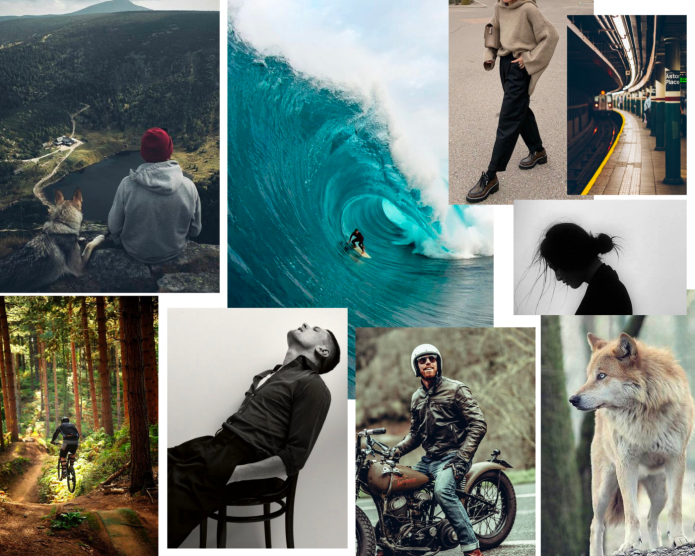 Архетип Искатель мудборд