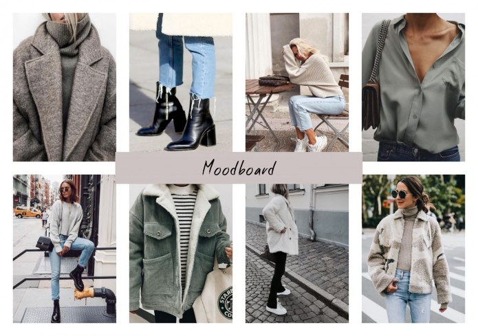 Мудборд одежды в стиле Кэжуал