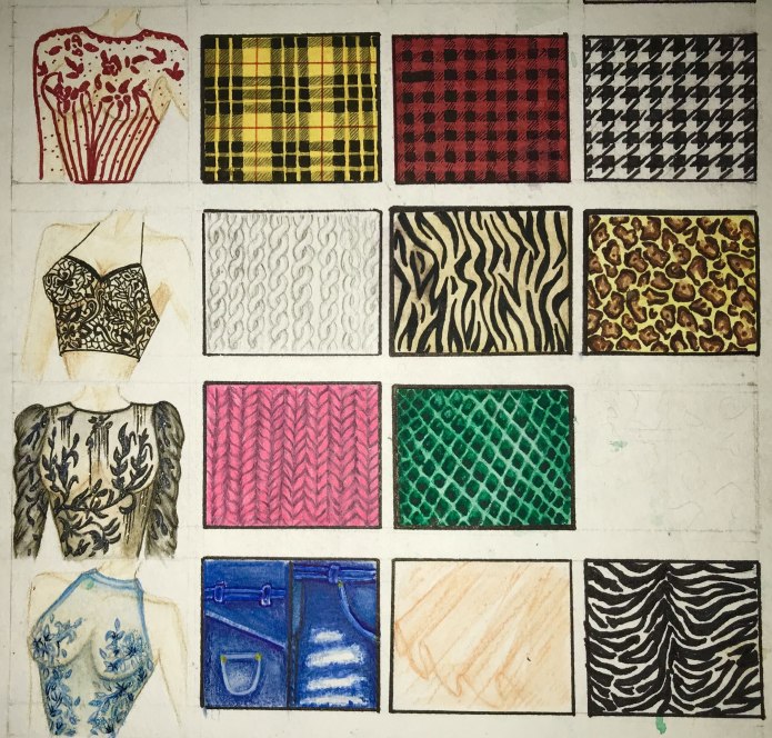 Дизайнерские фактуры материалов