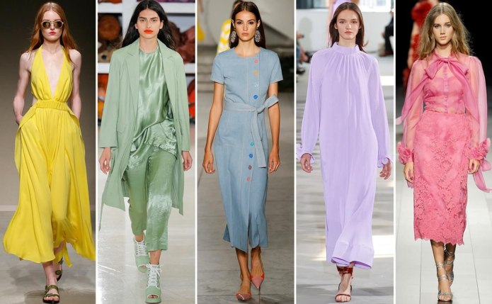 Модные оттенки одежды