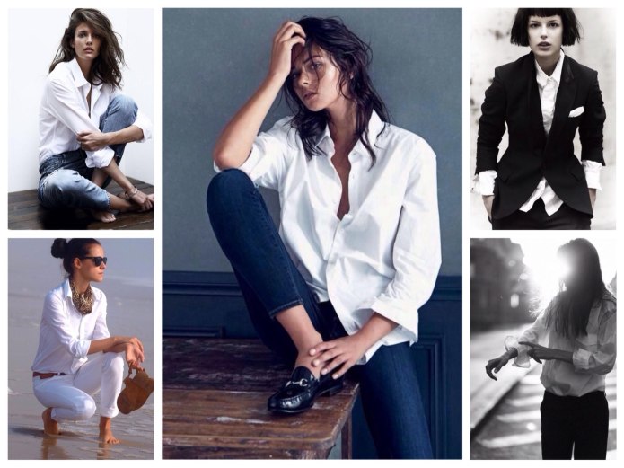 Синди Кроуфорд в белой рубашке