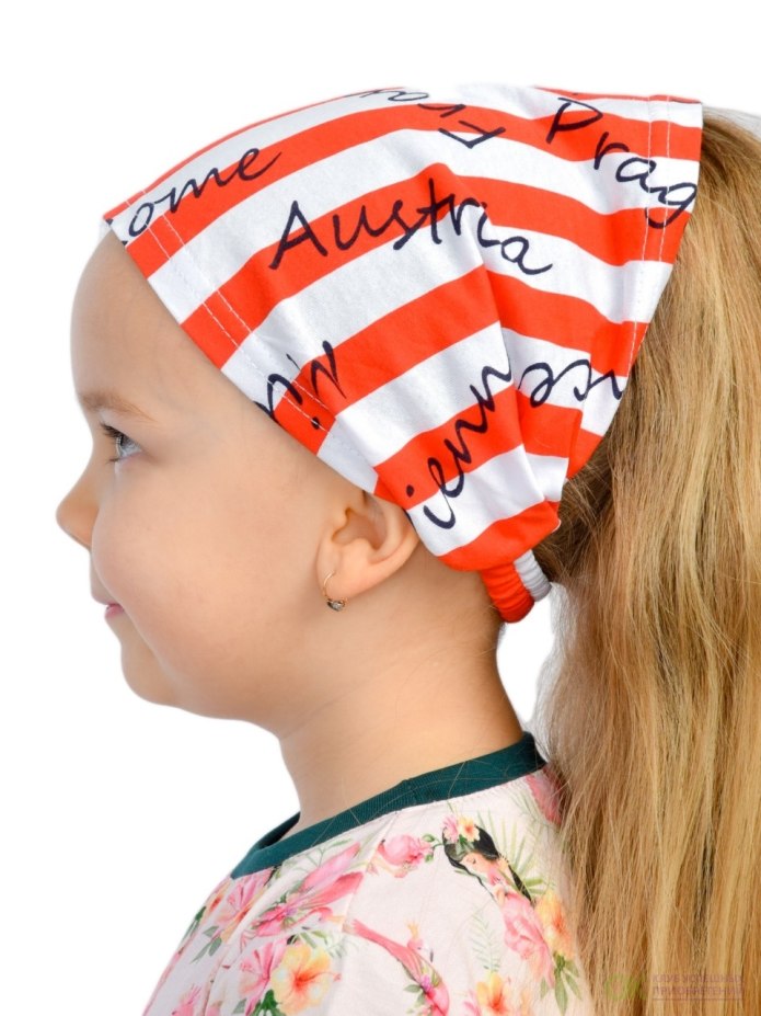 Косынка красная на девочку ФАС