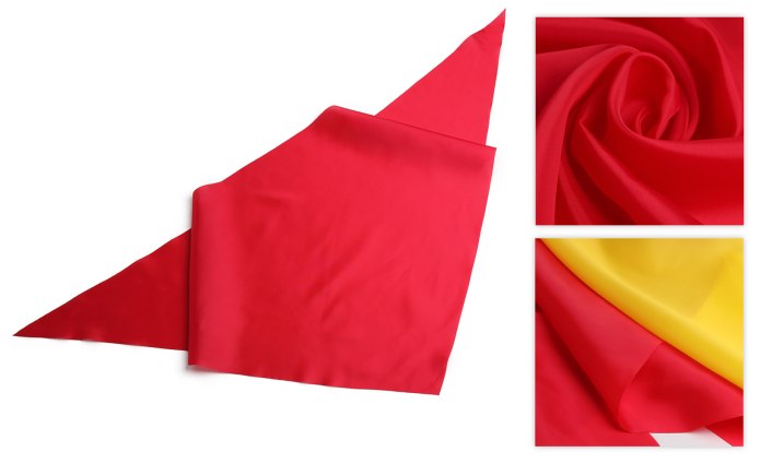 Косынка, 58 х 60 см, Тиси, цвет красный