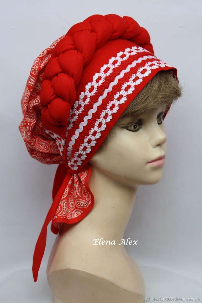 Женский головной убор повойник