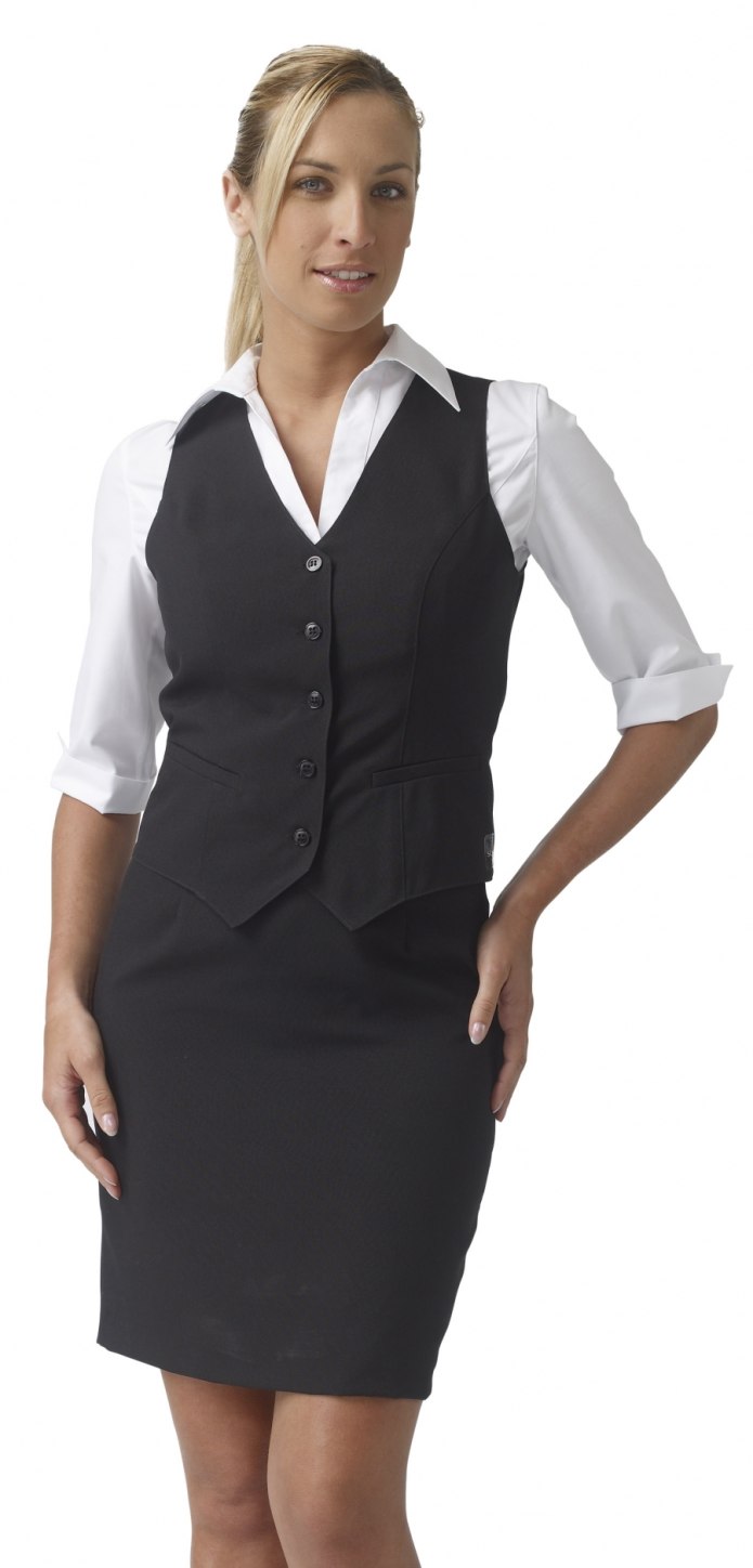 Жилет с юбкой для офиса