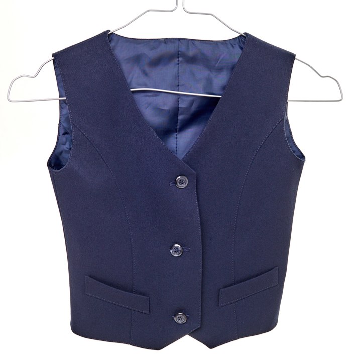 Удлиненный жилет с юбкой