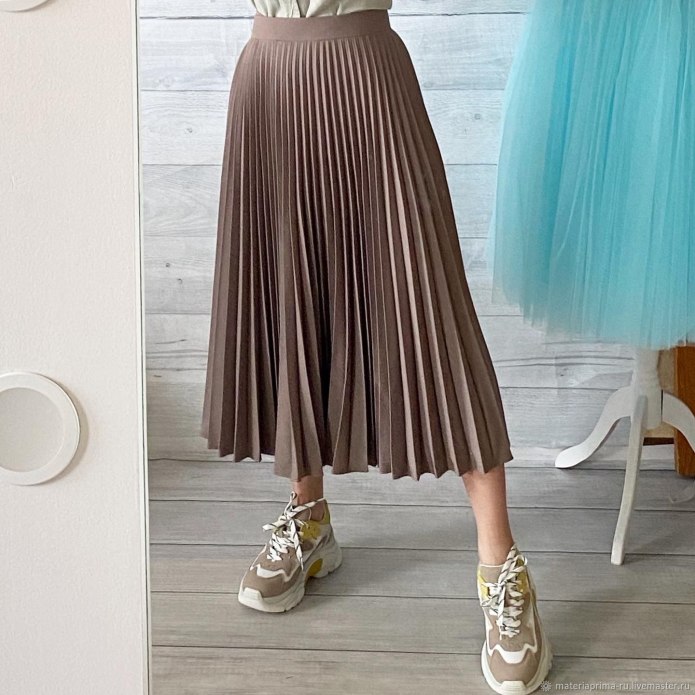 Юбка плиссе 2020 тренд