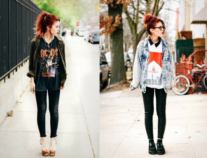 Одежда Грандж стиль гранж