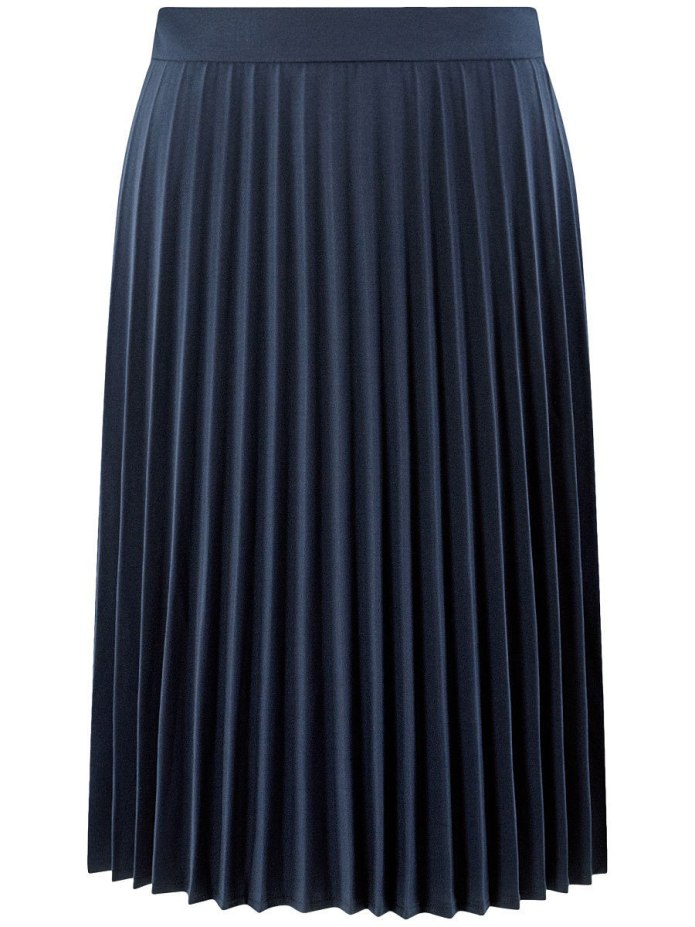 Юбка oodji голубая миди плиссе