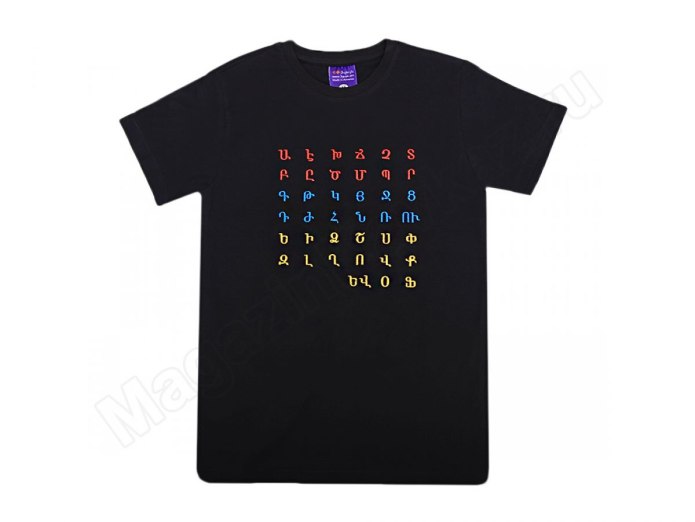 Alphabet футболка
