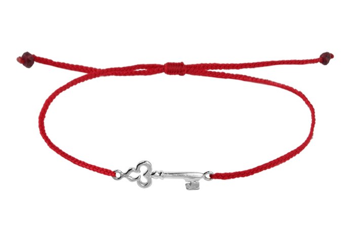Браслет-оберег "красная нить" Клевер