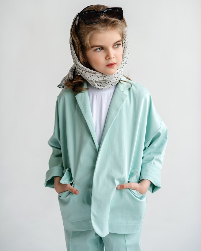 Жакет мятного цвета