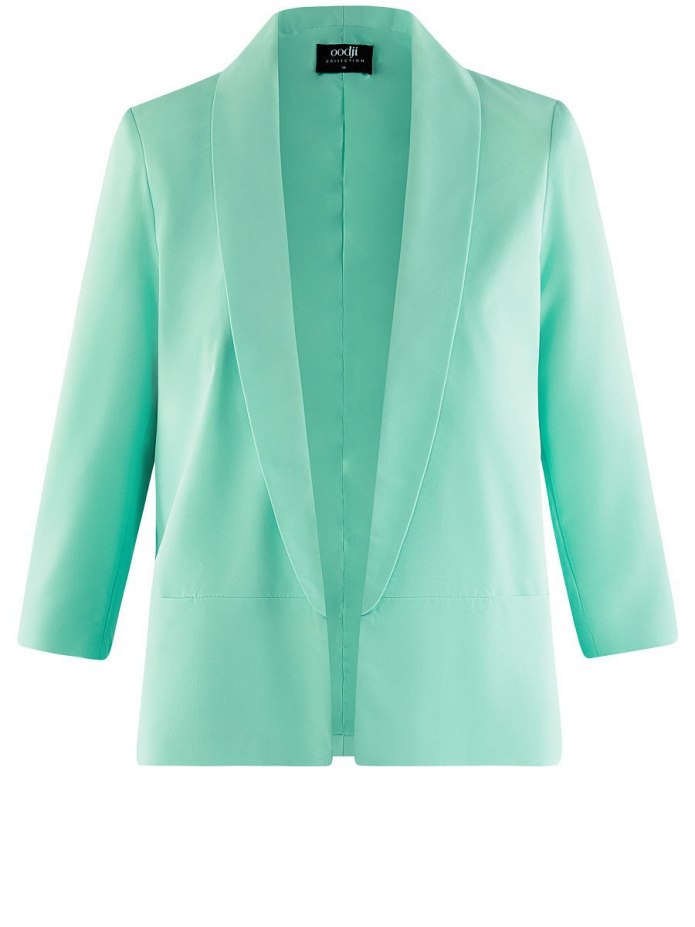 Мятный пиджак женский
