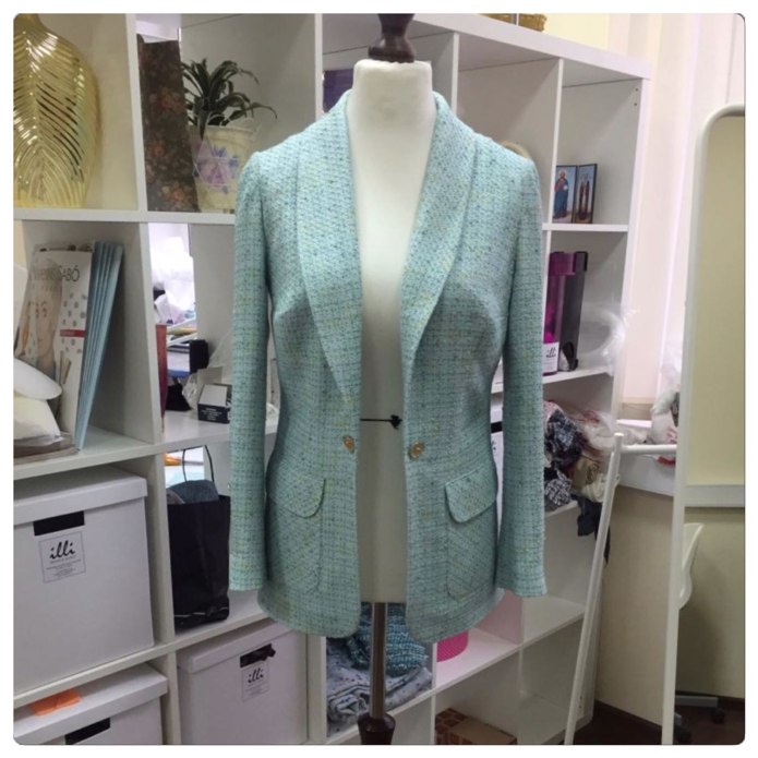 Жакет мятный